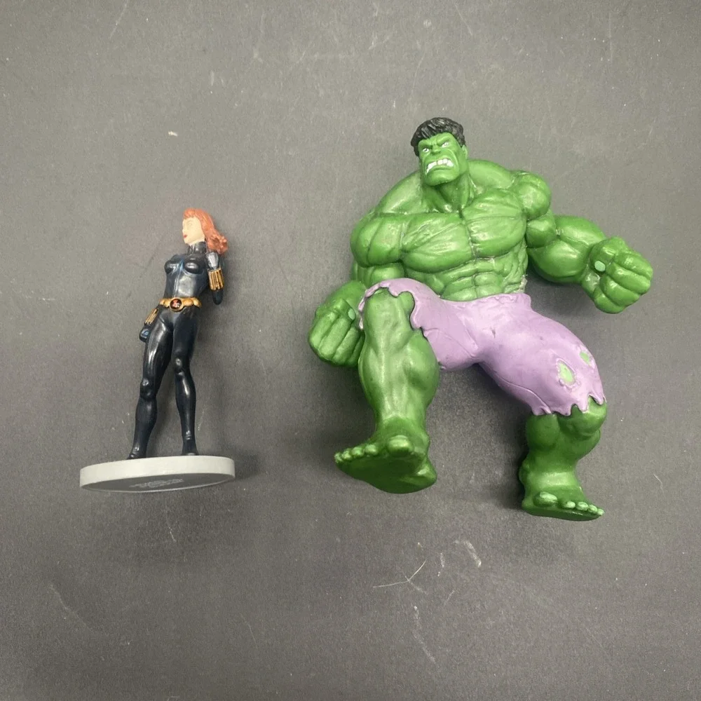 Marvel Disney Avengers Action Figures HULK- Lot Of 8 PVC Cake Toppers Dr Strange